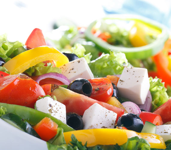 healthy greek salad